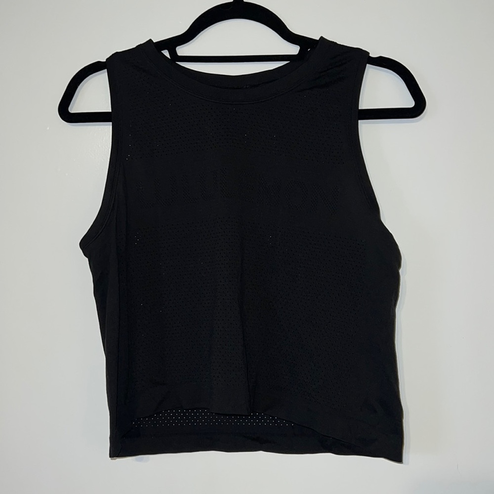 Lululemon Cropped Black Tank